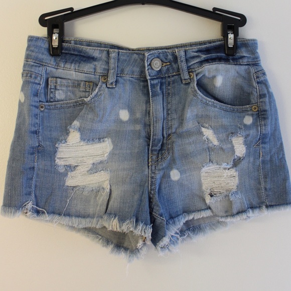 🎀 3/23 Aeropostale High Waisted Denim Shorts - Picture 2 of 4